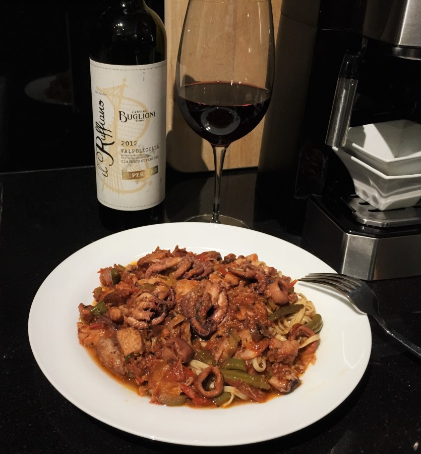 Halibut alla Puttanesca with a leggy&nbsp;twist…